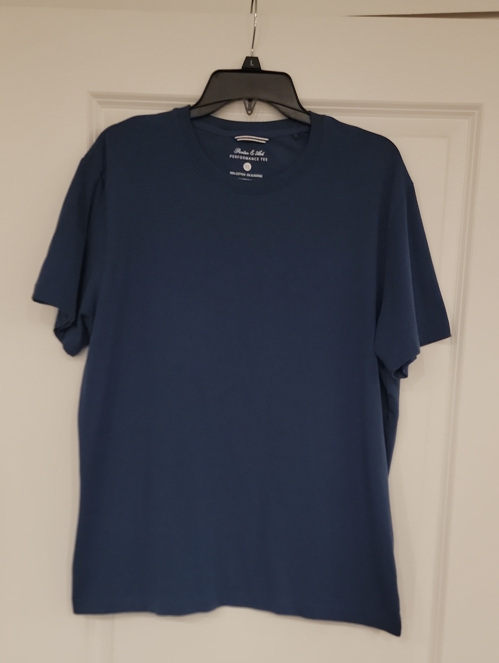 Men's Performance Crew Neck T-Shirt in Deep Blue